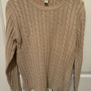 Women's J Crew Cable knit Sweater